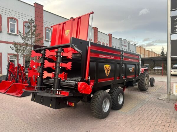 14 Ton Katı Gübre Dağıtma Römorku (Yan Tarafı Açılır Kapaklı) - Görsel 2