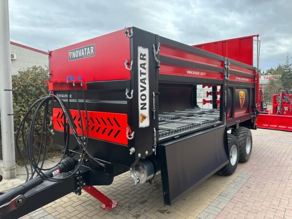 14 Ton Katı Gübre Dağıtma Römorku (Yan Tarafı Açılır Kapaklı) - Görsel 4