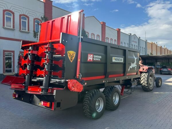 10 M3 (14 ton) Kompost Dağıtıcı / Gübre Dağıtma Römorku - Görsel 2