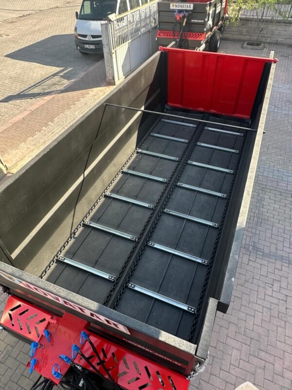 10 M3 (14 ton) Kompost Dağıtıcı / Gübre Dağıtma Römorku - Görsel 6
