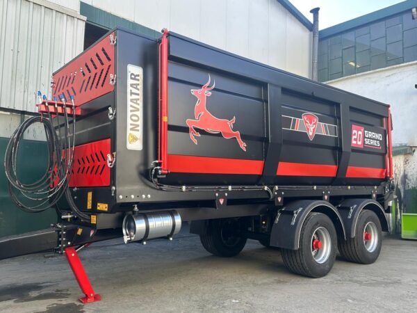 20 M3 (25 ton) Kompost Dağıtıcı / Gübre Dağıtma Römorku - Görsel 8