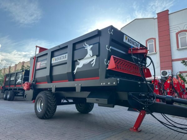 6 M3 (8 ton) Kompost Dağıtıcı / Gübre Dağıtma Römorku - Görsel 5