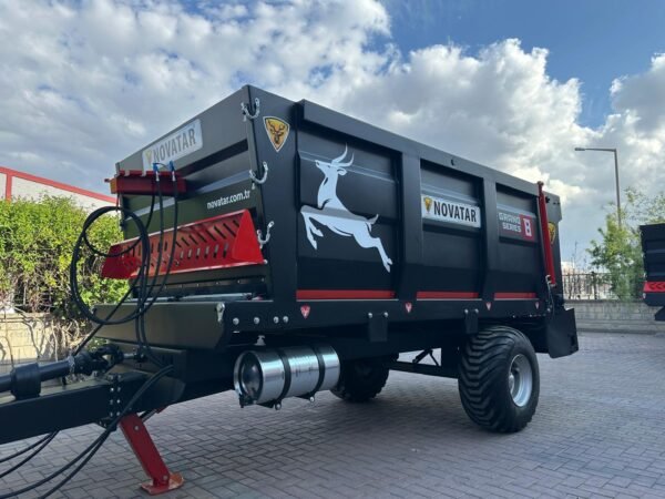 6 M3 (8 ton) Kompost Dağıtıcı / Gübre Dağıtma Römorku - Görsel 3