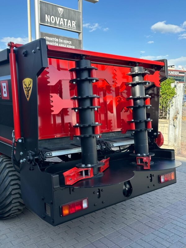 6 M3 (8 ton) Kompost Dağıtıcı / Gübre Dağıtma Römorku - Görsel 7