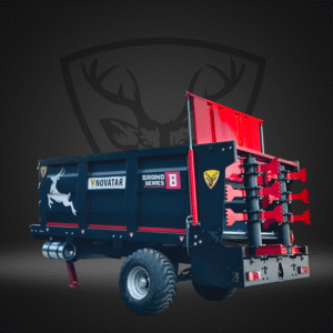 6 M3 (8 ton) Kompost Dağıtıcı / Gübre Dağıtma Römorku