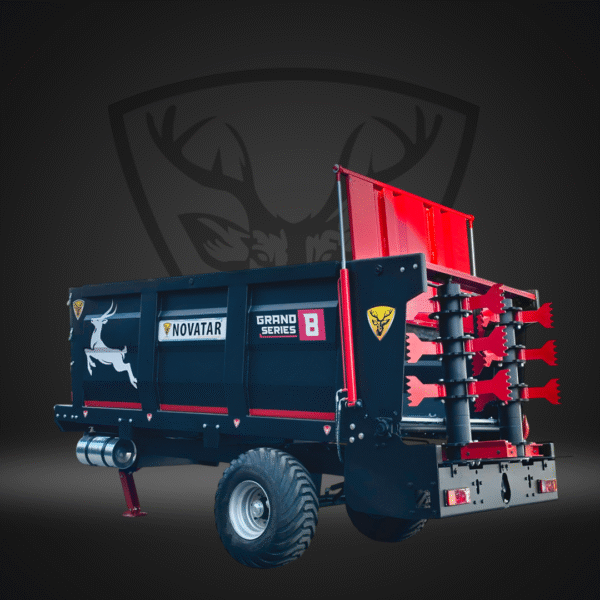 6 M3 (8 ton) Kompost Dağıtıcı / Gübre Dağıtma Römorku